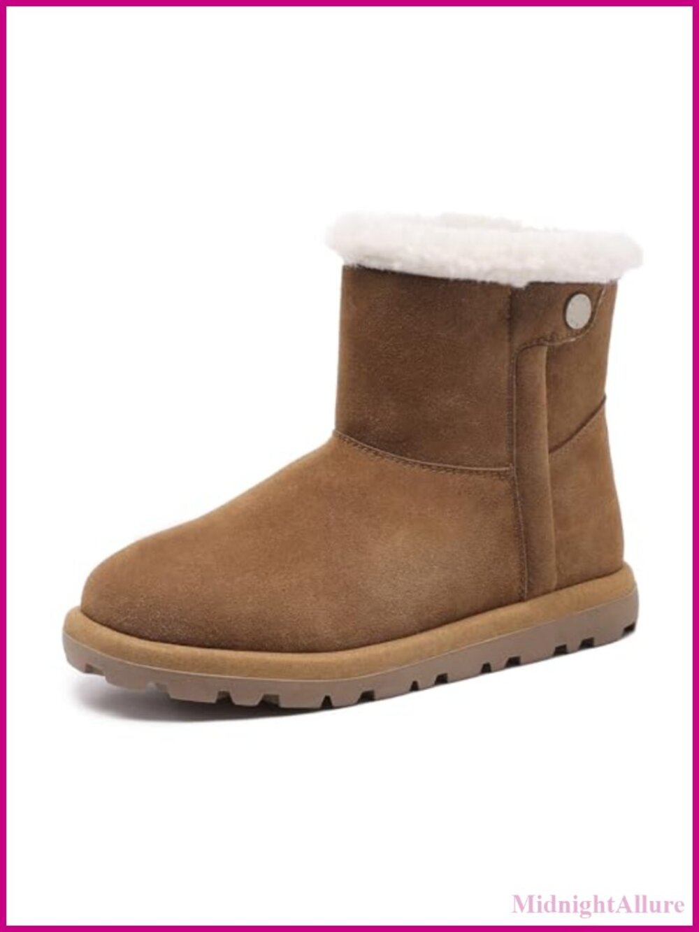 Womens Snow Boots Faux Fur Lined Water Repellent Winter Outdoor Boots